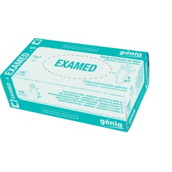 EXAMED T.L-8/9 GANTS LATEX POUDRES